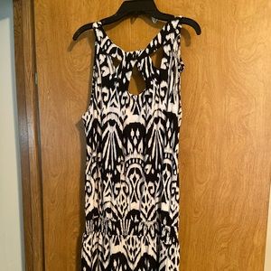 Black and white romper